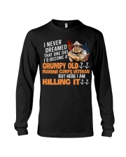 I Never Dreamed Become A Grumpy Old Veteran Long Sleeve Tee tile