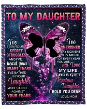 I have seen your secret struggles Mom-To-Daughter Fleece Blanket - 50" x 60" front