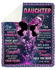 I have seen your secret struggles Mom-To-Daughter Sherpa Fleece Blanket - 50" x 60" thumbnail