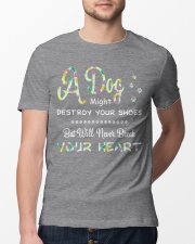 Dogs will never break your heart Classic T-Shirt lifestyle-mens-crewneck-front-13