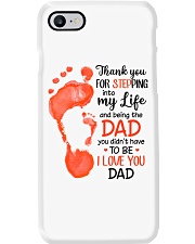 Dad Thanks For Stepping Into My Life I Love You Phone Case tile