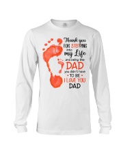 Dad Thanks For Stepping Into My Life I Love You Long Sleeve Tee tile