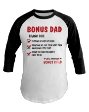 Bonus Dad Thanks For Being The Dad Baseball Tee tile