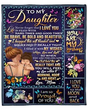 Never Forget That I Love U Mom To Daughter Fleece Blanket - 50" x 60" front