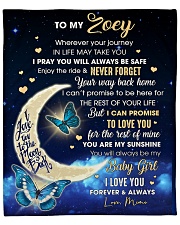 Zoey Half Moon Promise To Love U For The Rest Fleece Blanket - 50" x 60" front