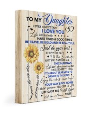 Never Forget That I Love You Mom To Daughter 11x14 Gallery Wrapped Canvas Prints front