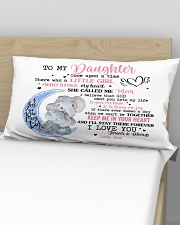 Once Upon A Time Was A Little Girl-Mom To Daughter Rectangular Pillowcase aos-pillow-rectangular-front-lifestyle-02
