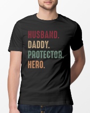 Husband Daddy Protectoe Hero Classic T-Shirt lifestyle-mens-crewneck-front-13