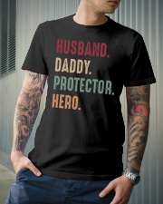 Husband Daddy Protectoe Hero Classic T-Shirt lifestyle-mens-crewneck-front-6