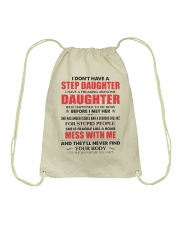 I Have A Freaking Awesome Daughter Drawstring Bag thumbnail