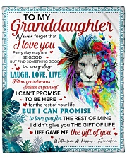 Never Forget That I Love U GM To Granddaughter Fleece Blanket - 50" x 60" front