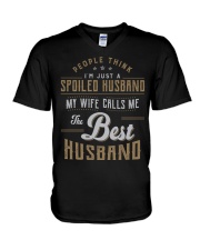 My Wife Calls Me The Best Husband V-Neck T-Shirt thumbnail