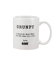 Grunpy-My Mood When Not Been Run Personalized Name Mug front