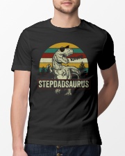 Stepdadsaurus Classic T-Shirt lifestyle-mens-crewneck-front-13