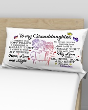 Granddaughter Hold It You'll Feel MyLove Within In Rectangular Pillowcase aos-pillow-rectangular-front-lifestyle-02