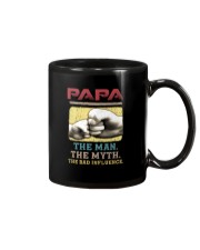 Papa The Man The Myth The Bad Influence Mug tile