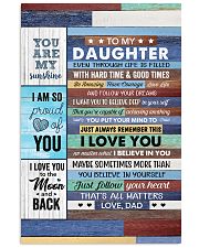 Even Though Life Is Filled Hard Time - To Daughter Vertical Poster tile