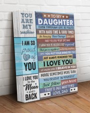 Even Though Life Is Filled Hard Time - To Daughter 11x14 Gallery Wrapped Canvas Prints aos-canvas-pgw-11x14-lifestyle-front-14