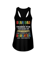Dad Thanks for teaching me how to be a man Ladies Flowy Tank thumbnail