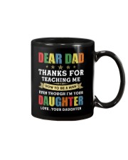 Dad Thanks for teaching me how to be a man Mug thumbnail