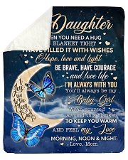When U Need A Hug Hold Blanket Mom To Daughter Sherpa Fleece Blanket - 50" x 60" thumbnail