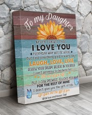 Never Forget That I Love You Dad To Daughter 11x14 Gallery Wrapped Canvas Prints aos-canvas-pgw-11x14-lifestyle-front-13