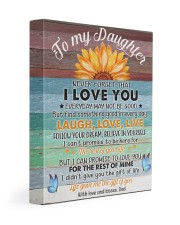 Never Forget That I Love You Dad To Daughter 11x14 Gallery Wrapped Canvas Prints front