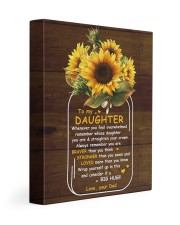 U Are Braver Than U Think Dad To Daughter 11x14 Gallery Wrapped Canvas Prints front