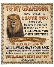 Never Forget That I Love You-Young Lion GM to GS Fleece Blanket - 50" x 60" front