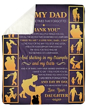 Dad Thanks For All The Special Little Things U Do Sherpa Fleece Blanket tile