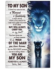 I Closed My Eyes For But A Moment Lion Dad To Son Vertical Poster tile