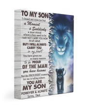 I Closed My Eyes For But A Moment Lion Dad To Son 11x14 Gallery Wrapped Canvas Prints front