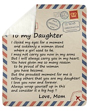I closed my eyss for a moment Mom-To-Daughter Sherpa Fleece Blanket tile