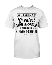 Grandma's Greatest Masterpiece Are Her Grandchilds Classic T-Shirt tile