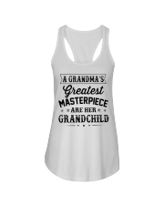 Grandma's Greatest Masterpiece Are Her Grandchilds Ladies Flowy Tank tile