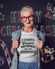 Grandma's Greatest Masterpiece Are Her Grandchilds Ladies T-Shirt lifestyle-holiday-crewneck-front-3