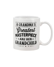 Grandma's Greatest Masterpiece Are Her Grandchilds Mug tile