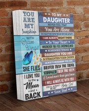 Never Feel That You Are Alone Dad To Daughter 11x14 Gallery Wrapped Canvas Prints aos-canvas-pgw-11x14-lifestyle-front-09