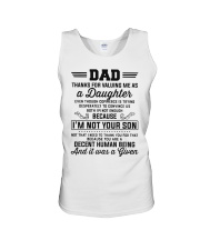 Thanks For Valuing Me As A Daughter Unisex Tank thumbnail