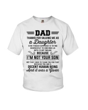 Thanks For Valuing Me As A Daughter Youth T-Shirt thumbnail
