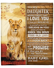 Lion- Never Forget That I Love You Mom-To-Daughter Fleece Blanket tile