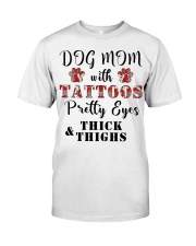 Dog Mom With Tattoos Classic T-Shirt thumbnail