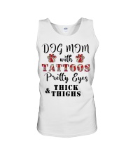 Dog Mom With Tattoos Unisex Tank thumbnail