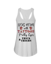 Dog Mom With Tattoos Ladies Flowy Tank thumbnail