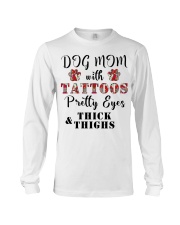 Dog Mom With Tattoos Long Sleeve Tee thumbnail