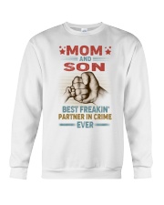 Mom And Son Best Freakin' Partner In Crime Crewneck Sweatshirt tile