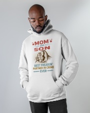 Mom And Son Best Freakin' Partner In Crime Hooded Sweatshirt apparel-hooded-sweatshirt-lifestyle-front-09