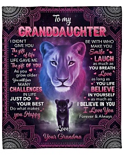 I Didn't Give U The Gift Of Life Lion GM To GD Fleece Blanket - 50" x 60" front