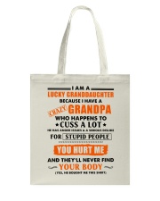 I Am Lucky Granddaughter Tote Bag thumbnail