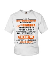 I Am Lucky Granddaughter Youth T-Shirt front